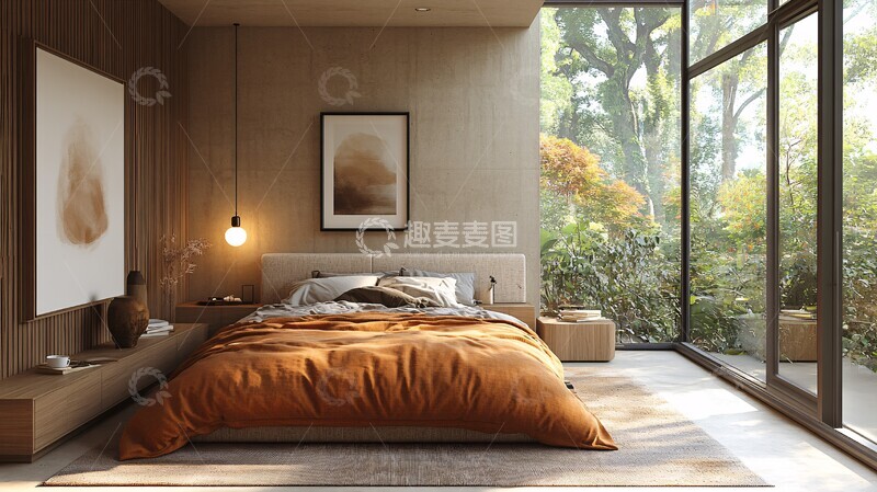 高清大图下载【趣麦麦图】现代简约卧室131