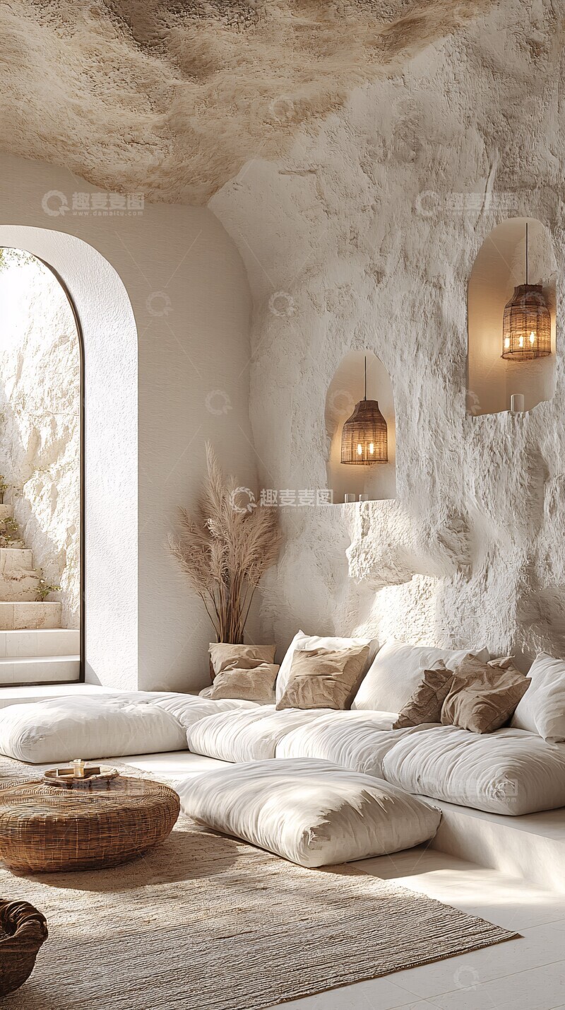 高清大图下载【趣麦麦图】-白色现代墙面2