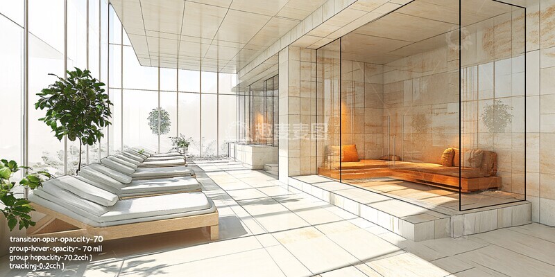 高清大图下载【趣麦麦图】温泉浴室设计3