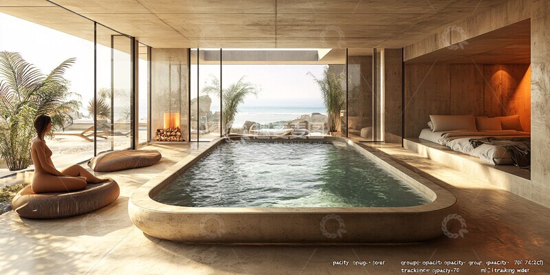 高清大图下载【趣麦麦图】温泉浴室设计1