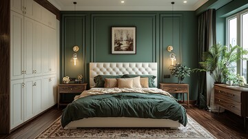 法式复古卧室设计1