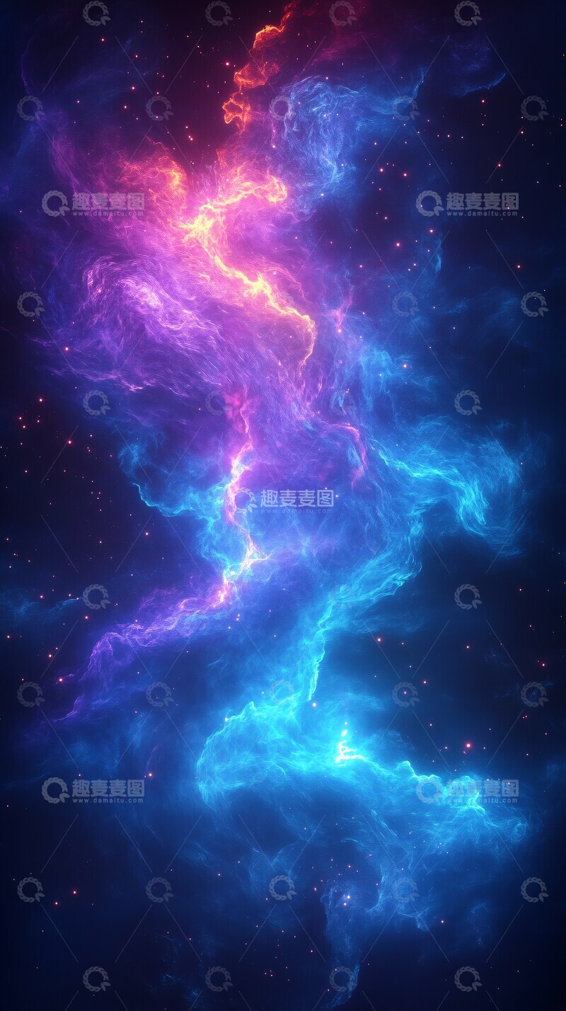 高清大图下载【趣麦麦图】电流能量背景