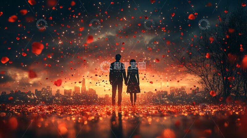 高清大图下载【趣麦麦图】时空中的爱恋1