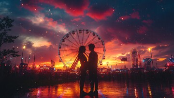 夕阳下的摩天轮之恋2