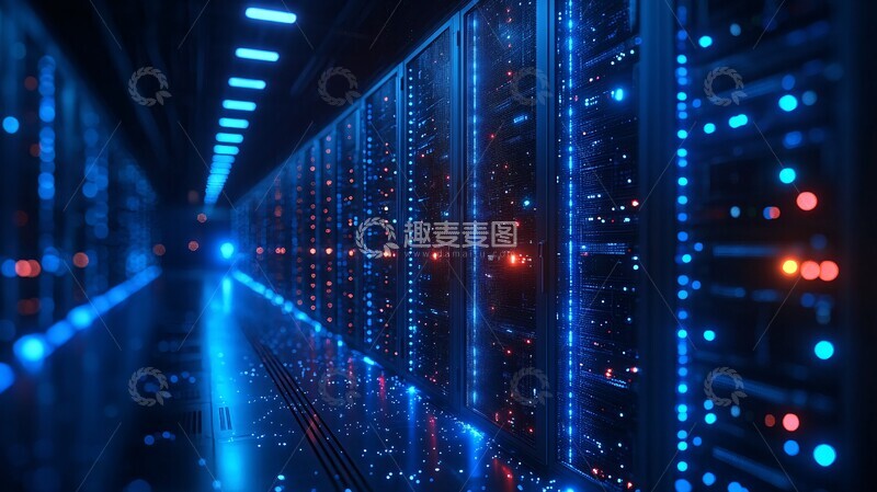 高清大图下载【趣麦麦图】服务器机架数据中心2