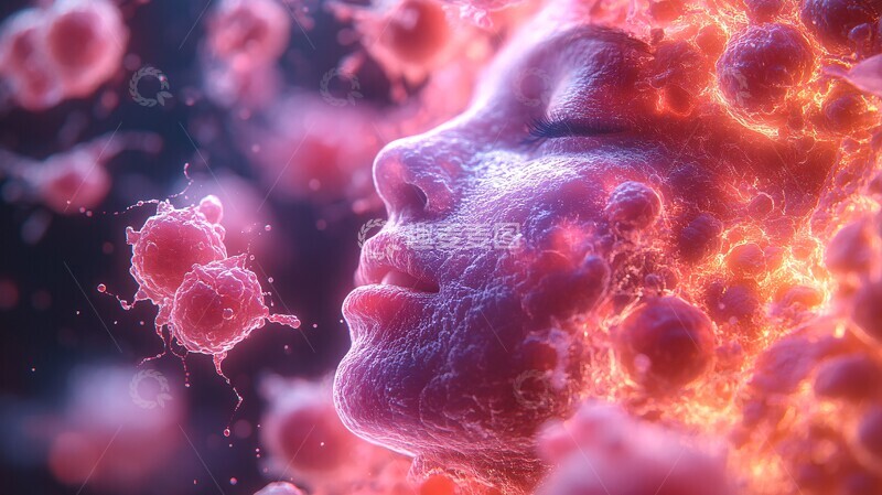 高清大图下载【趣麦麦图】子宫内膜癌细胞环境3