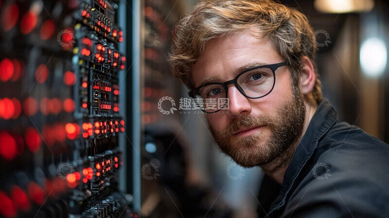 高清大图下载【趣麦麦图】数据工程师组装服务器2
