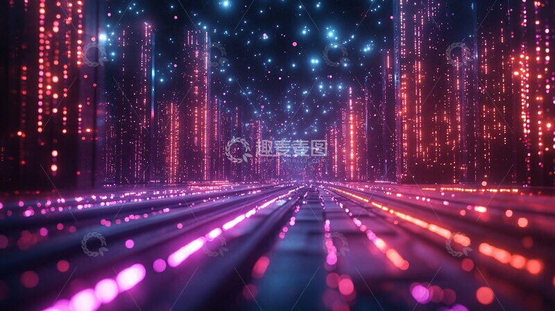 高清大图下载【趣麦麦图】未来数字空间