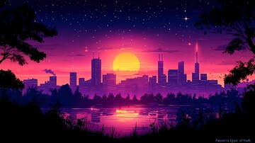 青年热情城市星夜