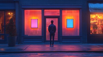 关门后的办公室