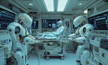 机器人手术室控制台3