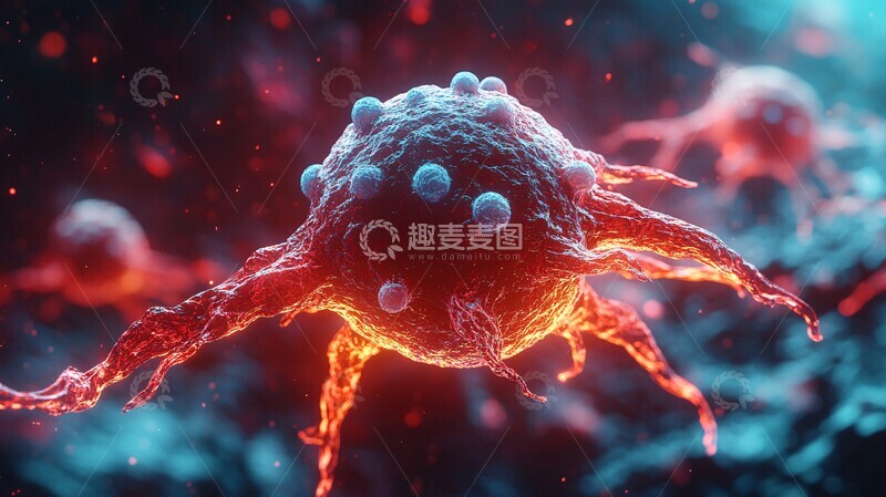 高清大图下载【趣麦麦图】癌症细胞结构2