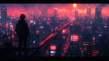 阳台夜色阳台夜色公寓