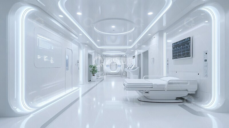 高清大图下载【趣麦麦图】未来医院显示屏1