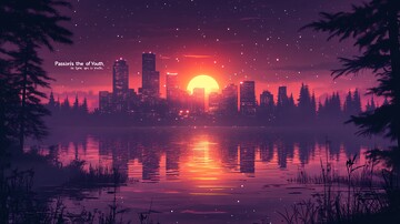青年热情城市星夜3