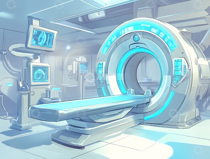 高清大图下载【趣麦麦图】核磁共振扫描仪3
