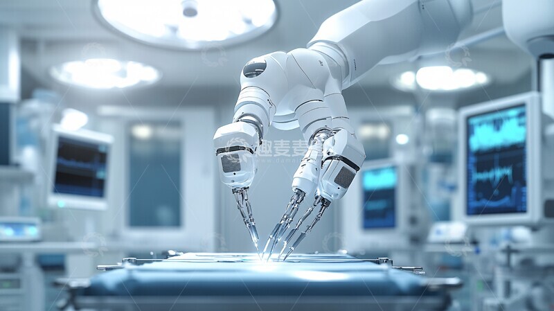 高清大图下载【趣麦麦图】手术机器人精准操作2