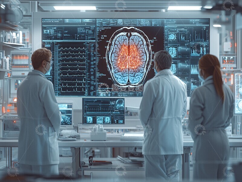 高清大图下载【趣麦麦图】神经影像诊断环境2