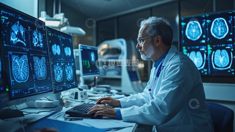 高清大图下载【趣麦麦图】磁共振成像扫描仪2