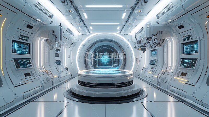 高清大图下载【趣麦麦图】科技圆形展示台2