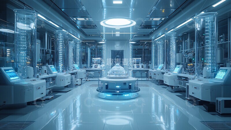 高清大图下载【趣麦麦图】细胞治疗实验室