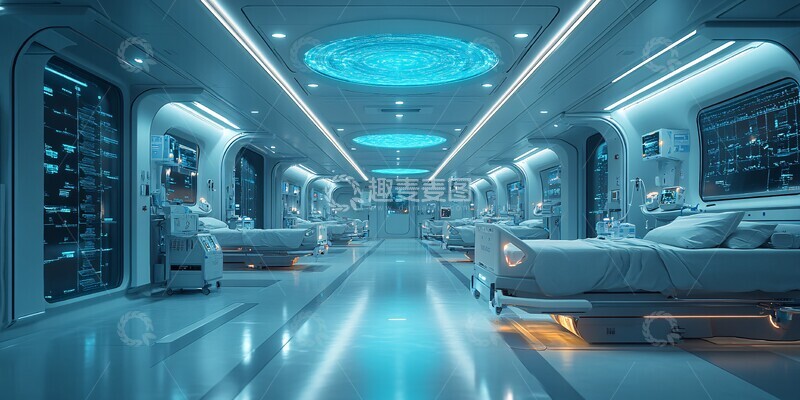 高清大图下载【趣麦麦图】医疗设备数据流3