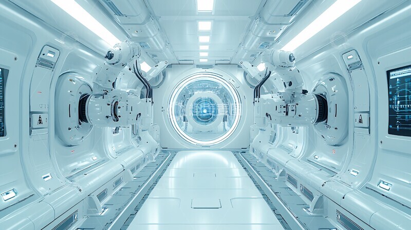 高清大图下载【趣麦麦图】-科技圆形展示台3