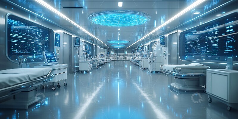 高清大图下载【趣麦麦图】医疗设备数据流1