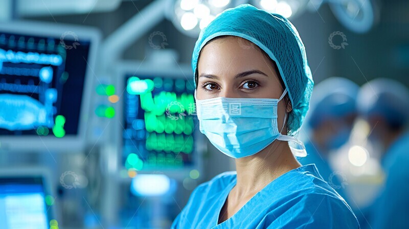 高清大图下载【趣麦麦图】手术室团队协作