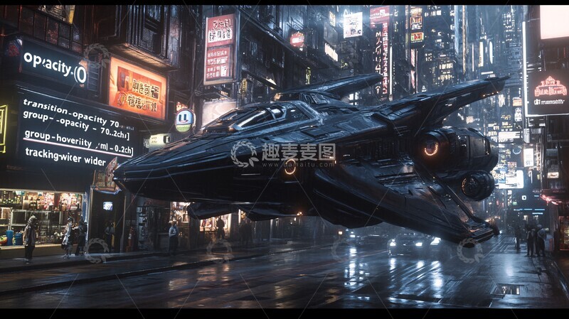 高清大图下载【趣麦麦图】太空船飞行器2