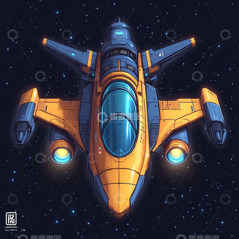 高清大图下载【趣麦麦图】无人机太空飞行