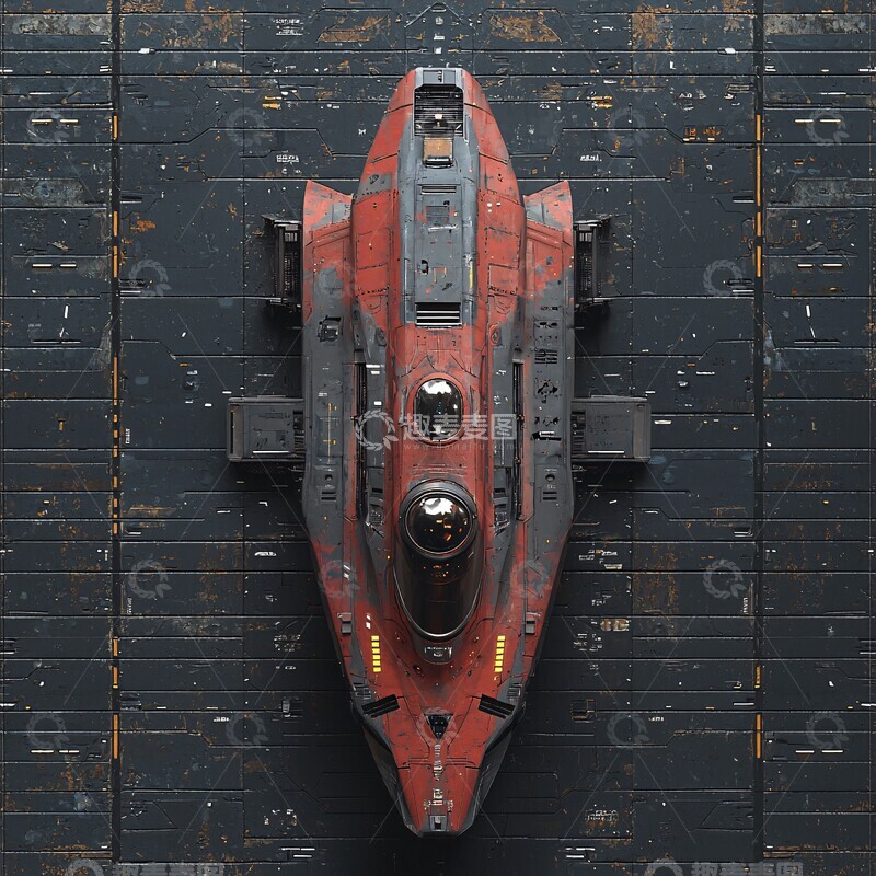 高清大图下载【趣麦麦图】太空探索船太空探索未来1