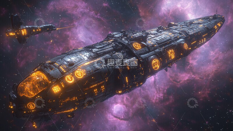 高清大图下载【趣麦麦图】星际飞船拼接体2