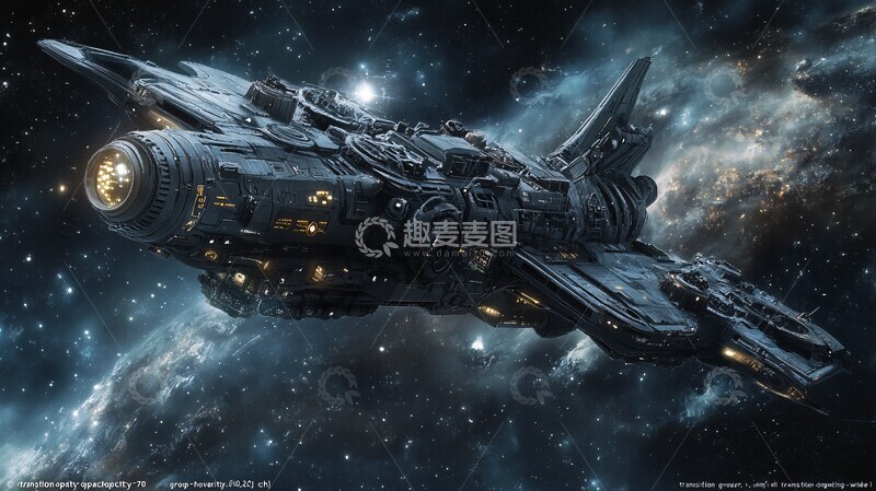 高清大图下载【趣麦麦图】太空船飞行器3