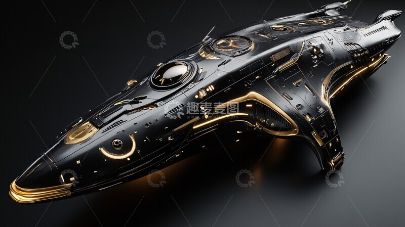 高清大图下载【趣麦麦图】鲸鱼基地太空船2