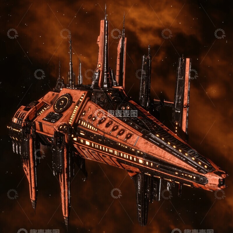 高清大图下载【趣麦麦图】攻击型太空飞船2