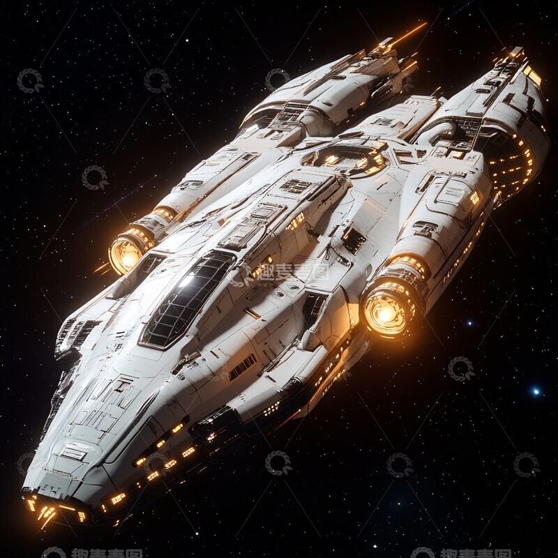 高清大图下载【趣麦麦图】白色无畏舰白色无畏舰星舰2