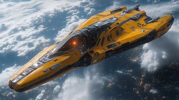 外星飞船降落星球3
