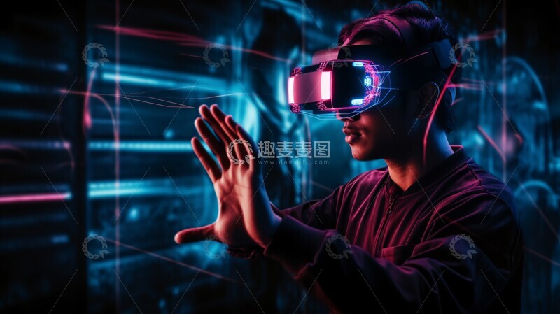 高清大图下载【趣麦麦图】虚拟现实眼镜16