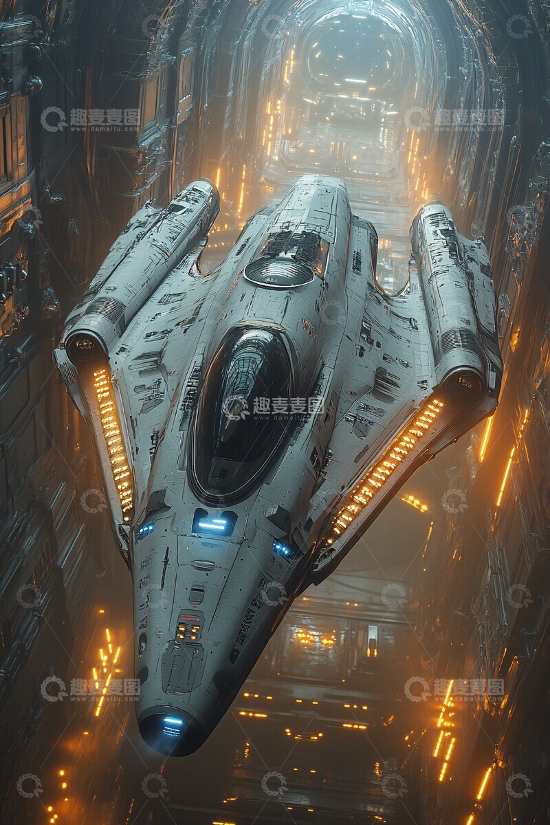 高清大图下载【趣麦麦图】未来科技太空舱3