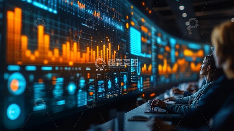 高清大图下载【趣麦麦图】虚拟会议互动展示1