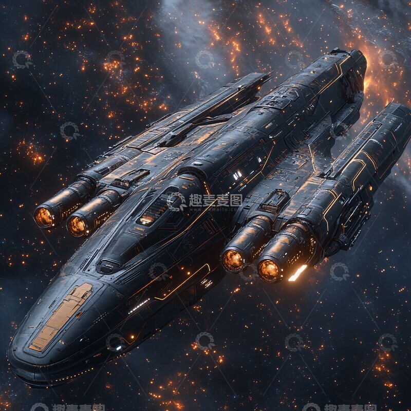 高清大图下载【趣麦麦图】德莫格级星舰2