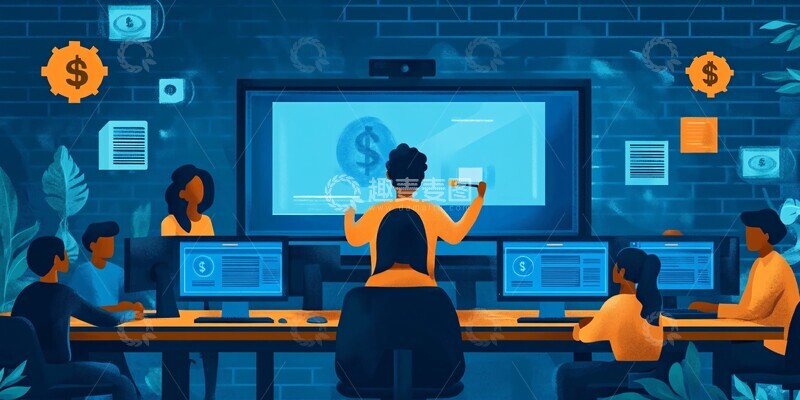 高清大图下载【趣麦麦图】线上课堂教学场景3