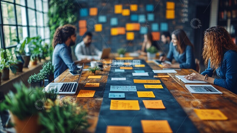 高清大图下载【趣麦麦图】设计团队协作1