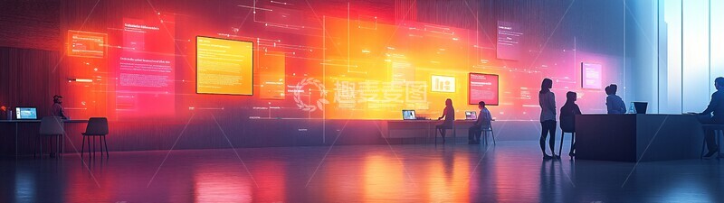 高清大图下载【趣麦麦图】虚拟学习平台1