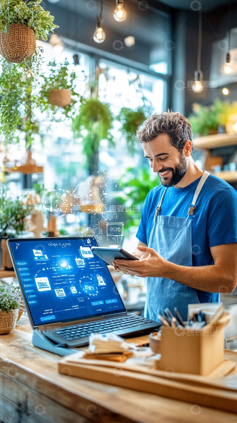 高清大图下载【趣麦麦图】员工使用设备管理库存3