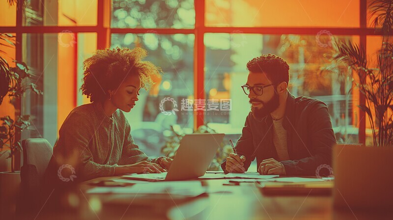 高清大图下载【趣麦麦图】房产合同撰写现场1