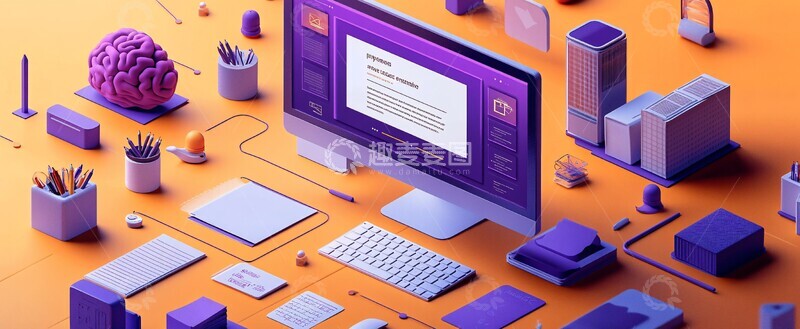 高清大图下载【趣麦麦图】电脑屏幕与办公用品2