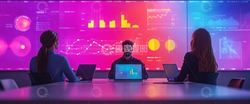 高清大图下载【趣麦麦图】数字营销策略讨论1