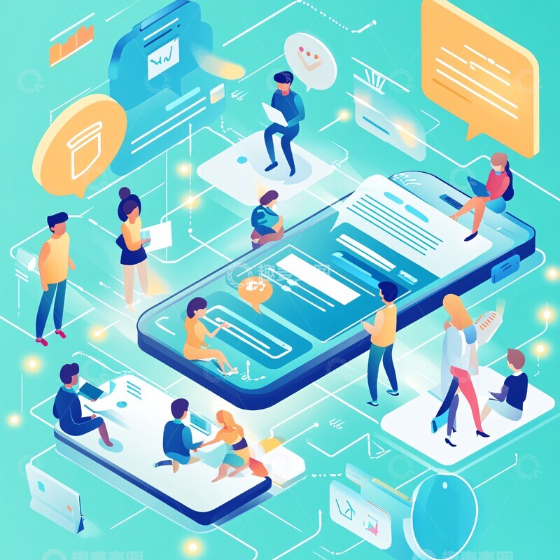 高清大图下载【趣麦麦图】智能手机社交互动3